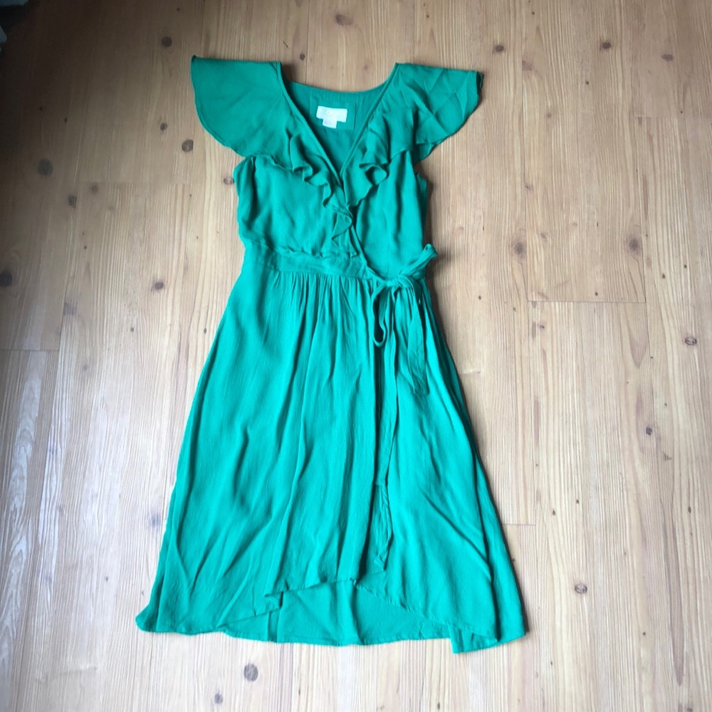Anthropologie faux wrap dress